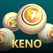 Keno number board on Super Ace App