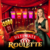 Ultimate Roulette live wheel on Super Ace App